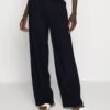 Wide Leg TrousersPantaloniDark Blue Donna Pantaloni EVI21A01H-K11