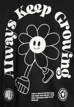 Even&Odd Liz Keep Growing Mascot / 802BlackT-Shirt Con Stampa802Black Donna T-shirt E Top EV421D254-Q11 -Fashion 71e34c72045347d393b273f10373fd39