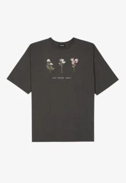 Even&Odd T-Shirt Con StampaAnthracite Donna T-shirt E Top EV421D25K-Q11 -Fashion 75f538b2a57745f49ae3909df7f1b59c