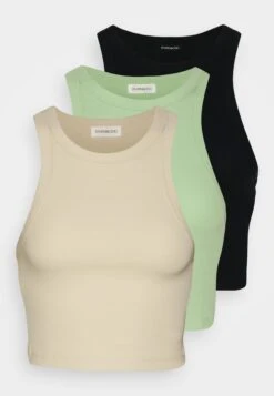 Even&Odd 3 Pack - Top - Beige/Black/Green 12 Even&Odd 3 Pack - Top - Beige/Black/Green -Fashion 79e77bd7b5c7428a81eb01cdee1ed9a7
