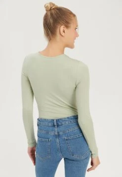 Even&Odd 2 PackMaglietta A Manica LungaBeige/Khaki Donna T-shirt E Top EV421D19Z-B12 -Fashion 80408b48c03a4c349baa71a980074b6a