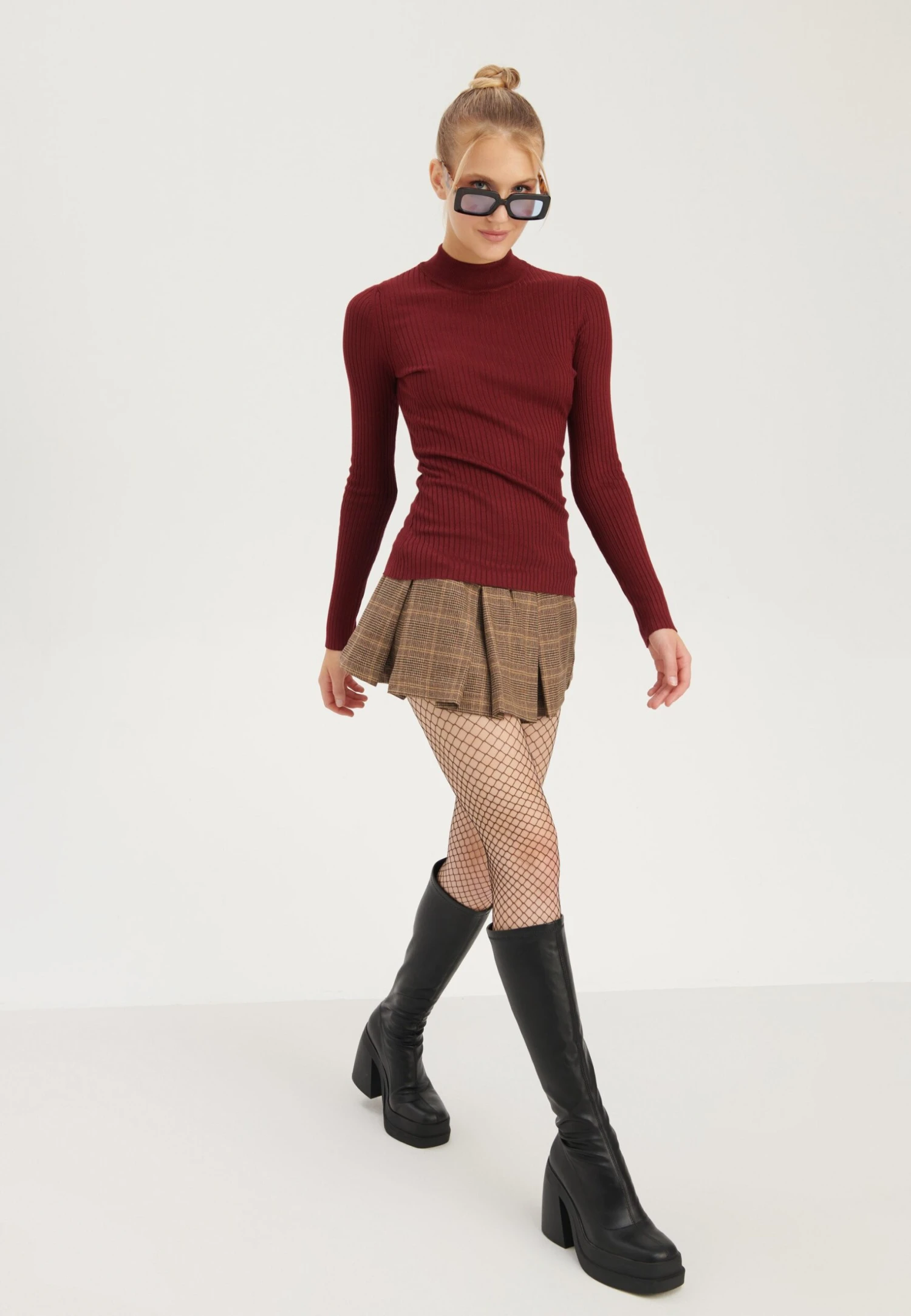 Even&Odd MaglioneBordeaux Donna Maglieria EV421I0AK-G13 2 Even&Odd MaglioneBordeaux Donna Maglieria EV421I0AK-G13 - immagine 2