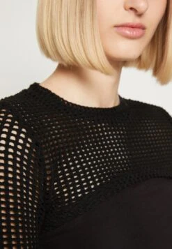 Even&Odd Maglietta A Manica LungaBlack Donna T-shirt E Top EV421D26E-Q11 -Fashion 818ad071e90f4a898cf13f520d28dcfb