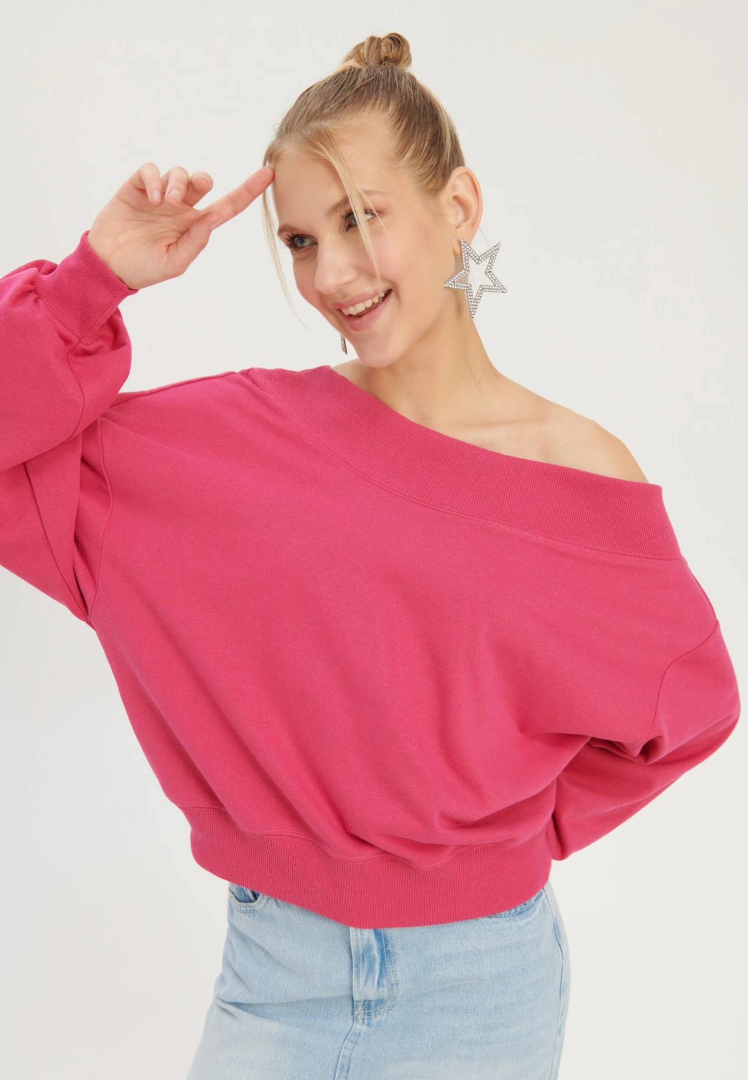 Even&Odd FelpaPink Donna Felpe EV421J0DO-J11 1 Even&Odd FelpaPink Donna Felpe EV421J0DO-J11