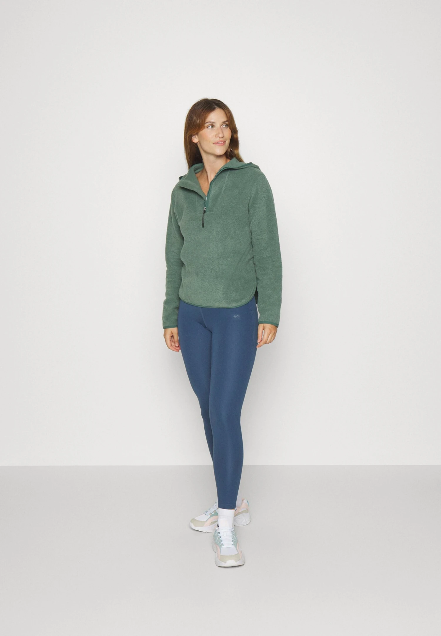 Felpa In PileDark Green Donna Felpe EV941F00S-M11 2 Felpa In PileDark Green Donna Felpe EV941F00S-M11 - immagine 2