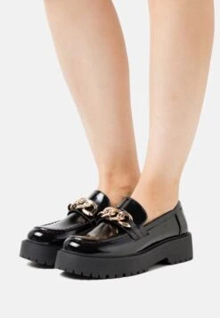 Even&Odd Scarpe Senza LacciBlack Donna Scarpe Piatte EV411E04D-Q11