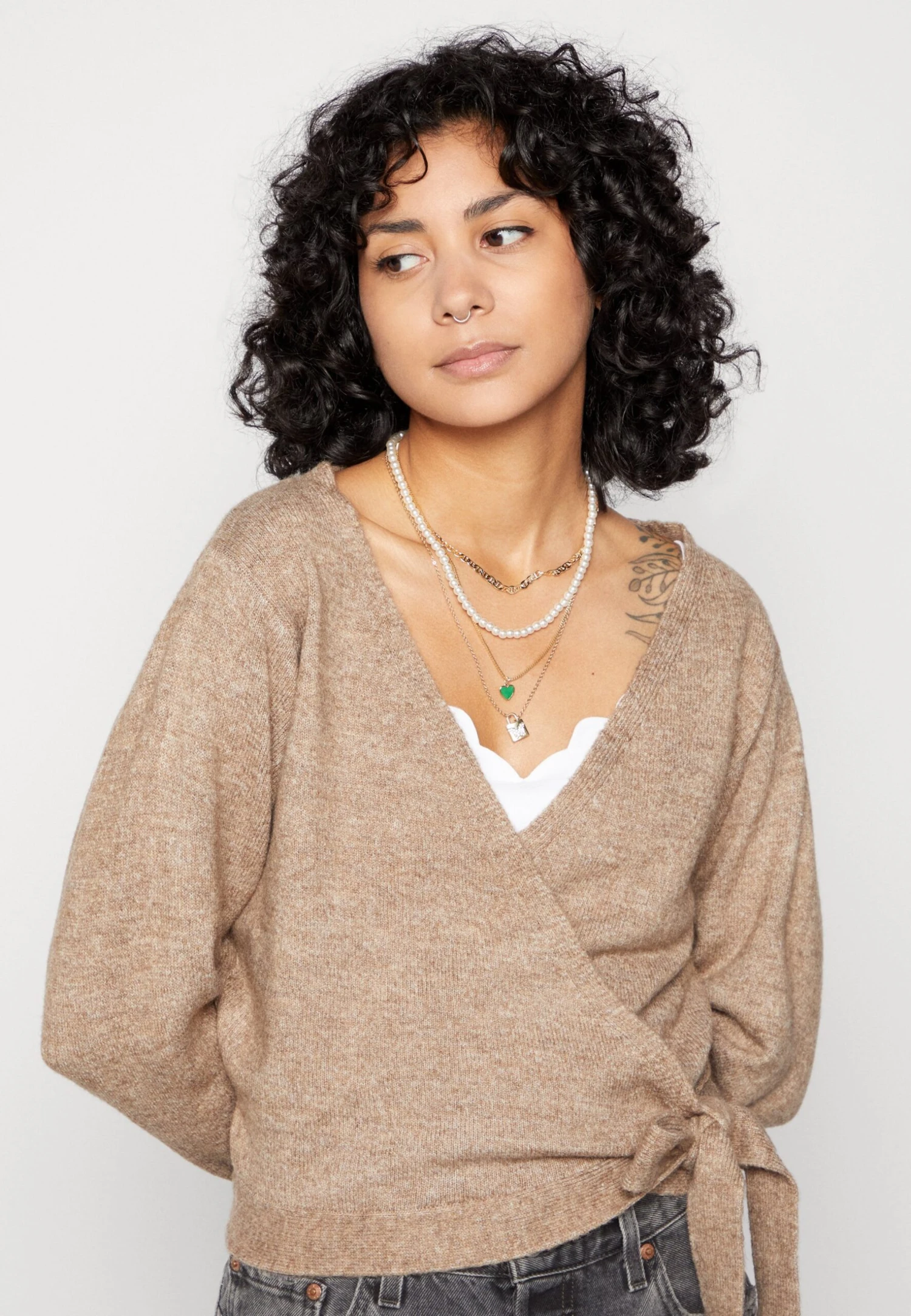 Even&Odd CardiganTaupe Donna Maglieria EV421I0D2-B11 4 Even&Odd CardiganTaupe Donna Maglieria EV421I0D2-B11 - immagine 4