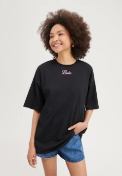 Even&Odd T-Shirt BasicBlack Donna T-shirt E Top EV421D25I-Q11
