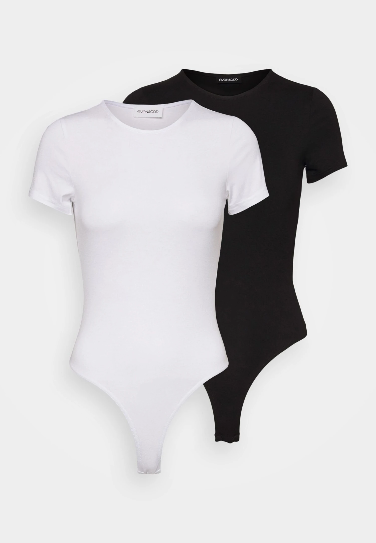 Even&Odd 2 PackT-Shirt BasicBlack/White Donna T-shirt E Top EV421D223-Q12 1 Even&Odd 2 PackT-Shirt BasicBlack/White Donna T-shirt E Top EV421D223-Q12