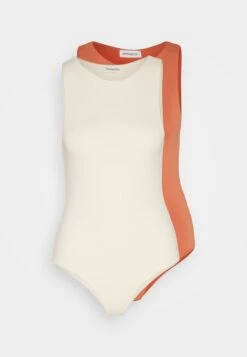 Even&Odd 2 Pack - Top - Beige/Orange -Fashion 8755928212b24a08bb78aea27a714e4e