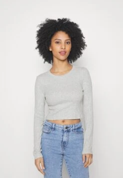 3 PackMaglietta A Manica LungaBlack/White/Mottled Grey Donna T-shirt E Top EVF21D03J-Q14 -Fashion 8af5983250b946a4b5d85c6d4640505f