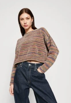 Even&Odd MaglioneMulti-Coloured/Brown/Green Donna Maglieria EV421I0HO-T11 -Fashion 91cada1bf15a42cf9af2c2f08089e6eb