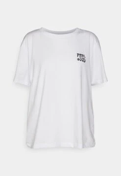 Even&Odd Clare Feel Good Chest Artwork T-Shirt Con StampaWhite Donna T-shirt E Top EV421D258-A11 -Fashion 93de4ae1befe4e51a56ee7af68a03971