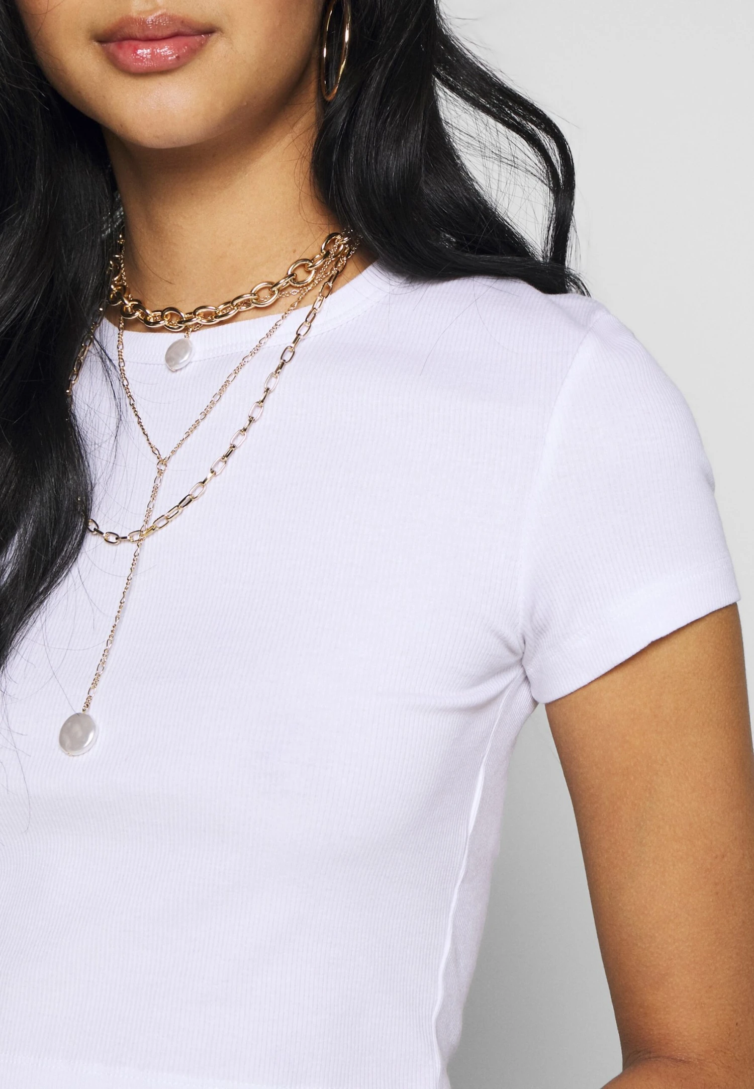 Even&Odd 3 PackT-Shirt BasicWhite/Black/Light Grey Donna T-shirt E Top EV421D1CU-A11 7 Even&Odd 3 PackT-Shirt BasicWhite/Black/Light Grey Donna T-shirt E Top EV421D1CU-A11 - immagine 7