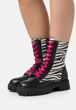 Stivaletti Con PlateauBlack Donna Stivaletti EVC11N02K-Q11