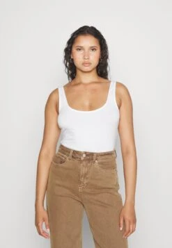 Even&Odd 2 PackTopWhite/Orange Donna T-shirt E Top EV421D24W-A11 -Fashion 948e9b7ad54c407c851422f319f66aaf