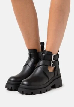 Even&Odd Stivaletti Con PlateauBlack Donna Stivaletti EV411N0GT-Q11