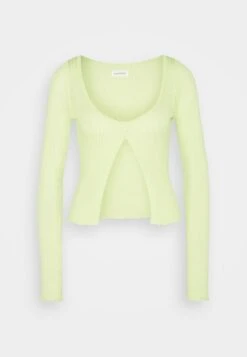 Even&Odd CardiganLight Green Donna Maglieria EV421I0HW-M11 -Fashion 96322fccf5fd42aeaccd23bd0f53bae1