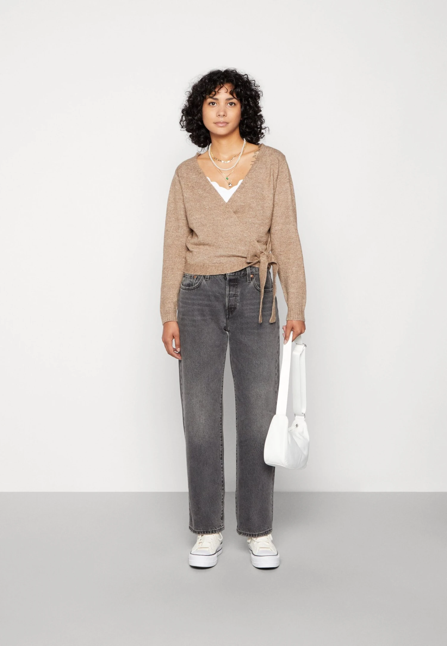 Even&Odd CardiganTaupe Donna Maglieria EV421I0D2-B11 2 Even&Odd CardiganTaupe Donna Maglieria EV421I0D2-B11 - immagine 2