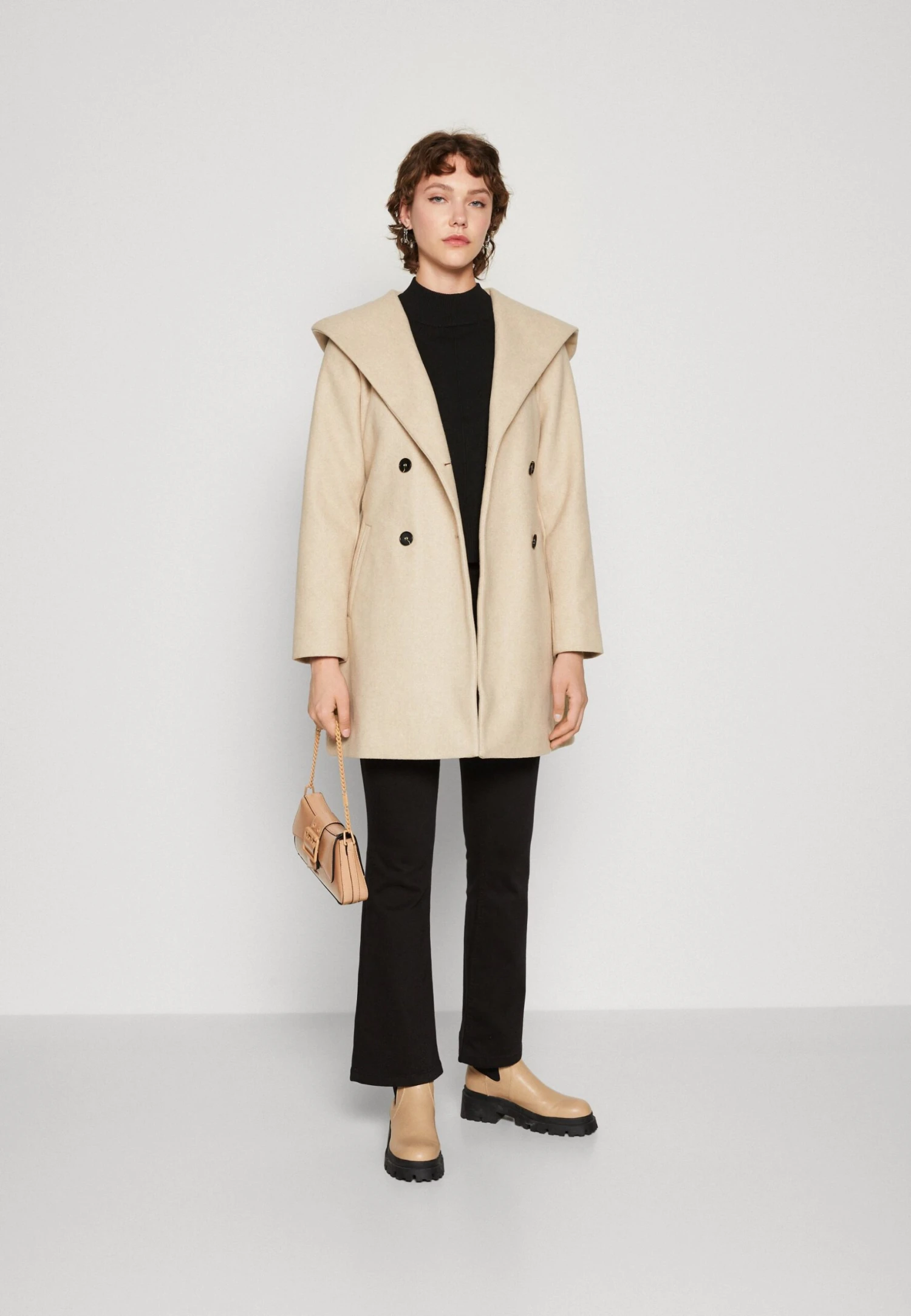 Even&Odd Cappotto CortoMottled Beige Donna Cappotti EV421U03C-B11 2 Even&Odd Cappotto CortoMottled Beige Donna Cappotti EV421U03C-B11 - immagine 2
