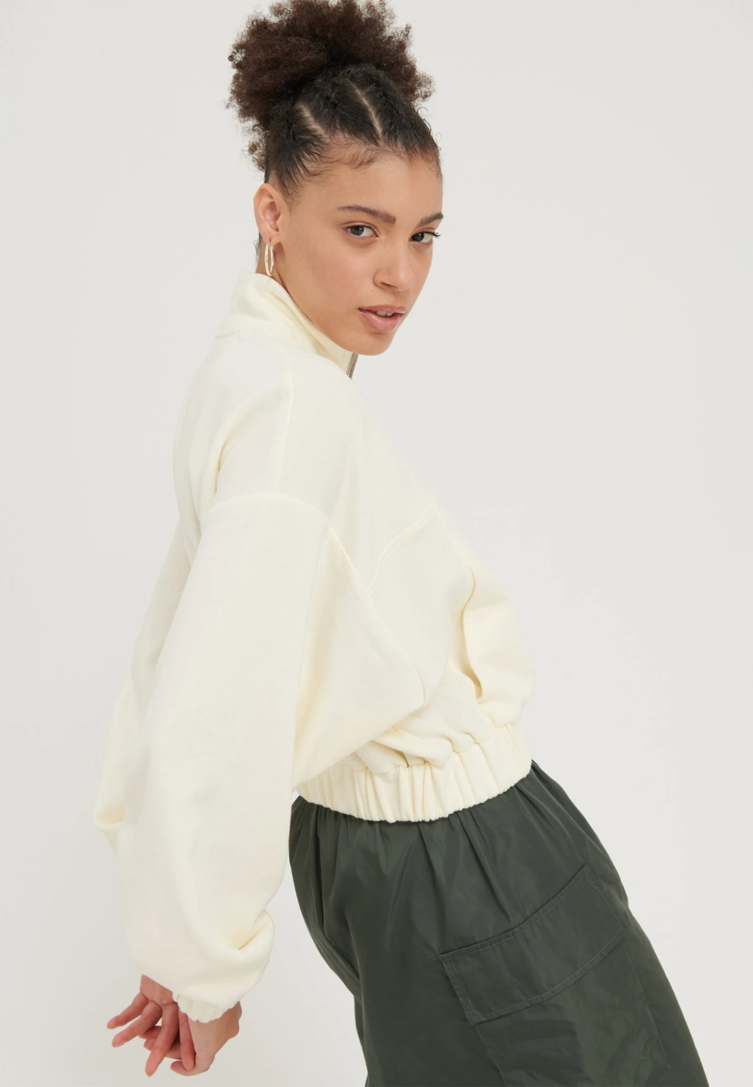 Even&Odd FelpaOff-White Donna Felpe EV421J0DC-A11 3 Even&Odd FelpaOff-White Donna Felpe EV421J0DC-A11 - immagine 3