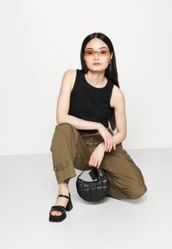 2 PackTopBlack/Green Donna T-shirt E Top EVF21D01W-Q12 -Fashion 9f0a8c9cab444301a4bdb5e3fde22d2a