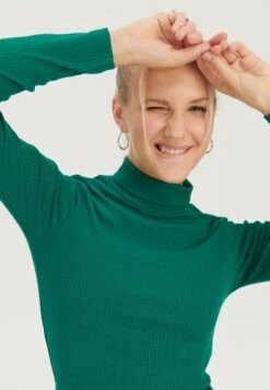 Even&Odd Maglietta A Manica LungaGreen Donna T-shirt E Top EV421D24N-M11 -Fashion 9f0ec2f5e04348cfb46452d7dbb34314