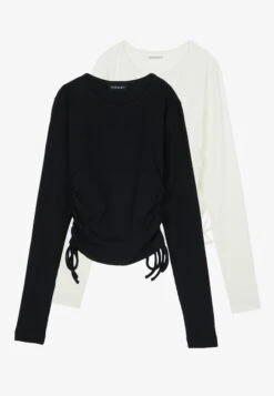 Even&Odd 2 PackMaglioneBlack/Off-White Donna Maglieria EV421D267-Q11 -Fashion 9f4b36457c704c9bb019abd557affd9e