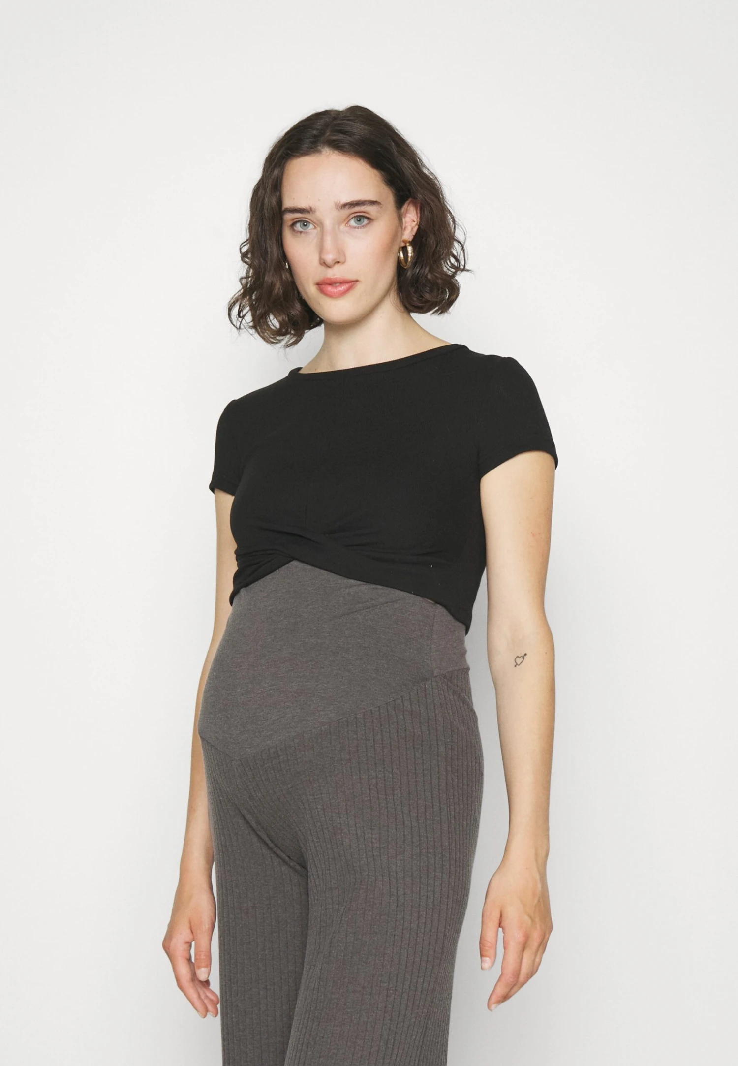 2 PackT-Shirt Con StampaBlack/Mottled Grey Donna T-shirt E Top EVO29G01B-Q11 2 2 PackT-Shirt Con StampaBlack/Mottled Grey Donna T-shirt E Top EVO29G01B-Q11 - immagine 2