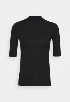 Even&Odd T-Shirt BasicBlack Donna T-shirt E Top EV421I0BA-Q11 -Fashion a52fd8b81ed24e89b945570fbf82d249