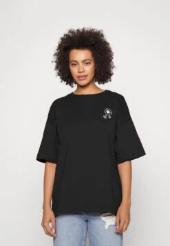 Even&Odd Liz Keep Growing Mascot / 802BlackT-Shirt Con Stampa802Black Donna T-shirt E Top EV421D254-Q11 -Fashion a63bcd6d59d84d98968222b5a21142d3