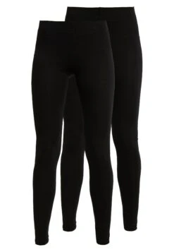 2 PackLeggingsBlack Donna Pantaloni EVI21A000-Q11