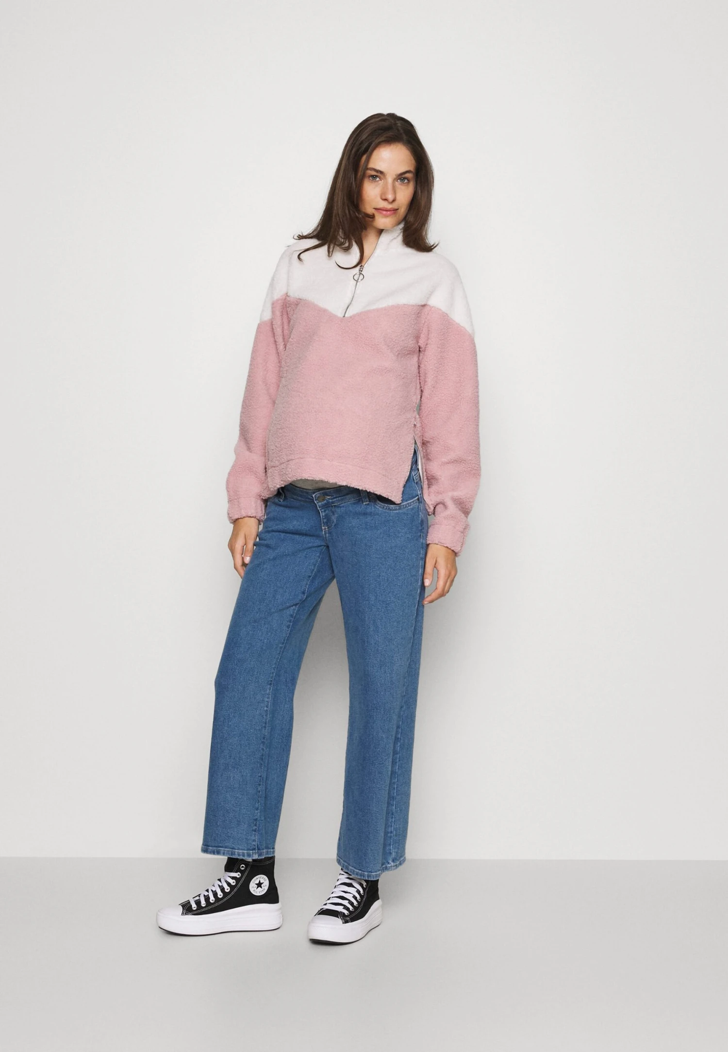 Felpa In PileOff-White/Pink Donna Felpe EVO29J00A-A11 2 Felpa In PileOff-White/Pink Donna Felpe EVO29J00A-A11 - immagine 2