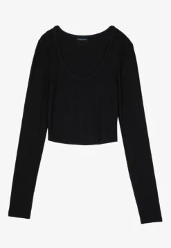 Even&Odd 2 PackMaglietta A Manica LungaBlack/Mottled Grey Donna T-shirt E Top EV421D26A-Q11 -Fashion acc608e132344195951c9a1dc59afc96