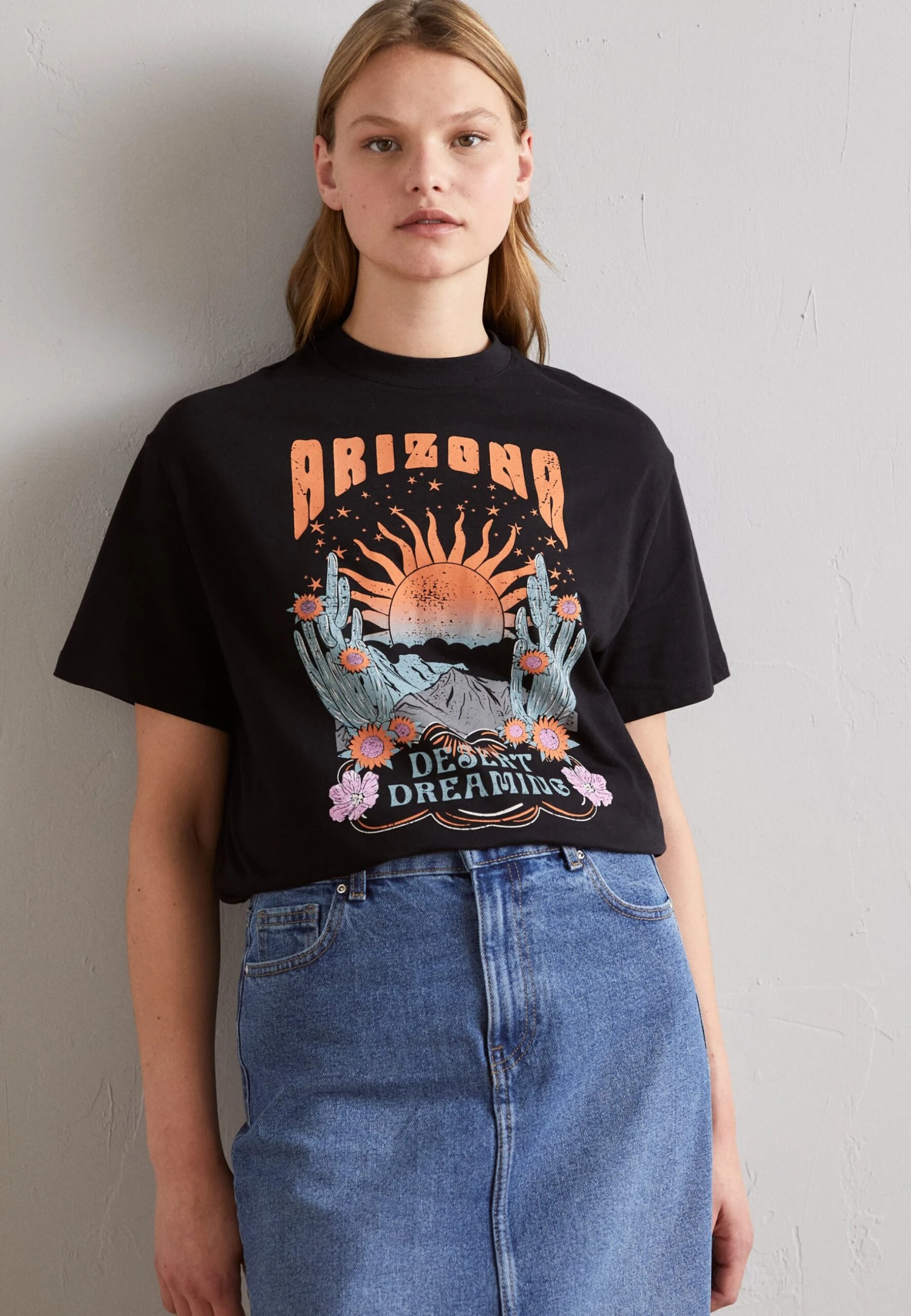 Even&Odd T-Shirt Con StampaBlack Donna T-shirt E Top EV421D26L-Q11 1 Even&Odd T-Shirt Con StampaBlack Donna T-shirt E Top EV421D26L-Q11