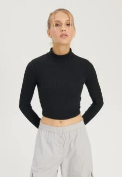 Even&Odd Maglietta A Manica LungaBlack Donna T-shirt E Top EV421D24N-Q11