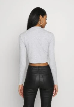 Even&Odd 2 PackMaglietta A Manica LungaLight Grey/Black Donna T-shirt E Top EV421D1A1-C11 -Fashion b26b87a1b5664e5990d2be21372e885b