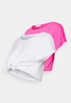 2 PackT-Shirt BasicWhite/Pink Donna T-shirt E Top EVO29G013-A11 -Fashion b4a7dce2f556451f83f8e05a1061c5ed