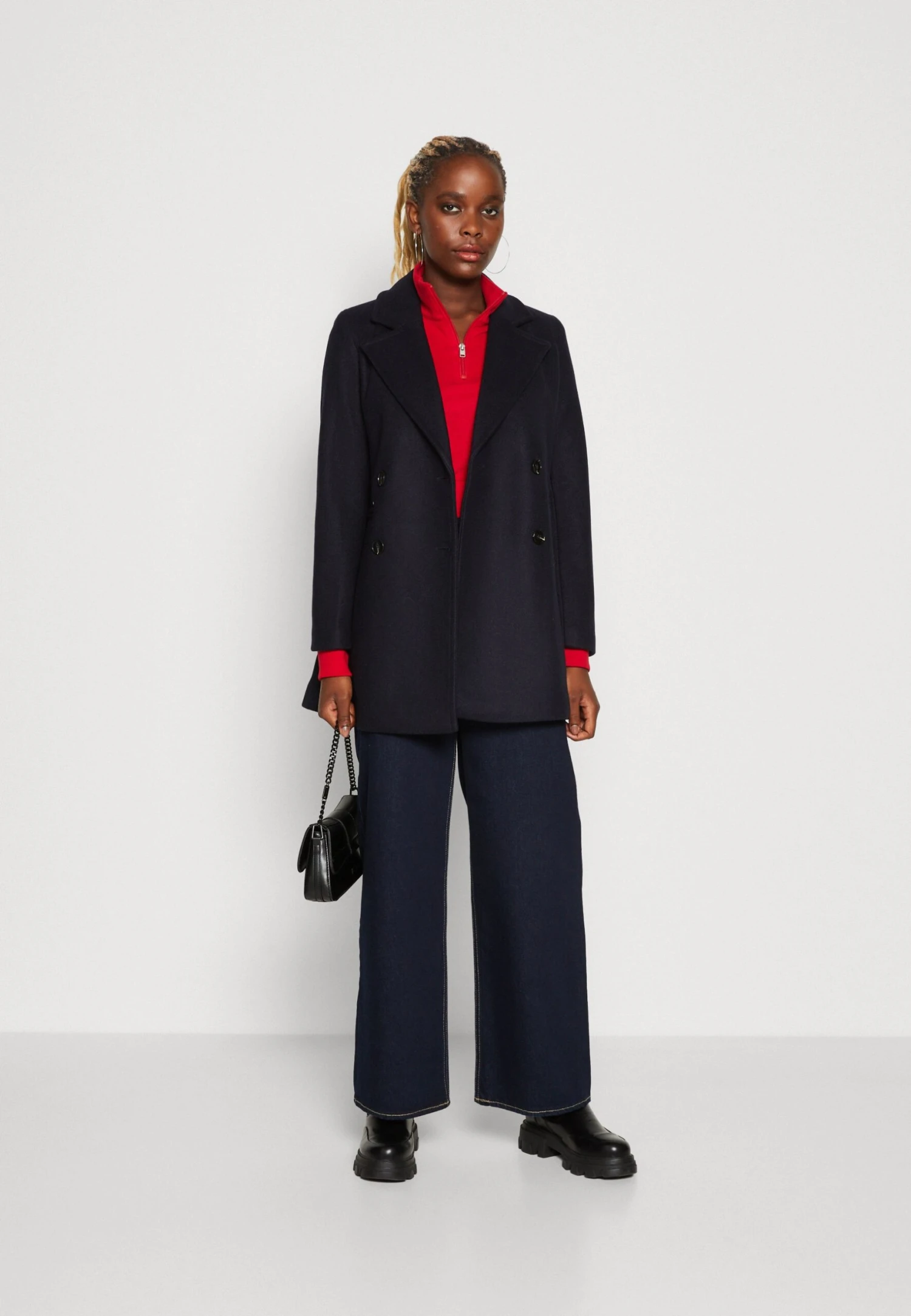 Even&Odd Cappotto CortoDark Blue Donna Cappotti EV421U03D-K11 2 Even&Odd Cappotto CortoDark Blue Donna Cappotti EV421U03D-K11 - immagine 2