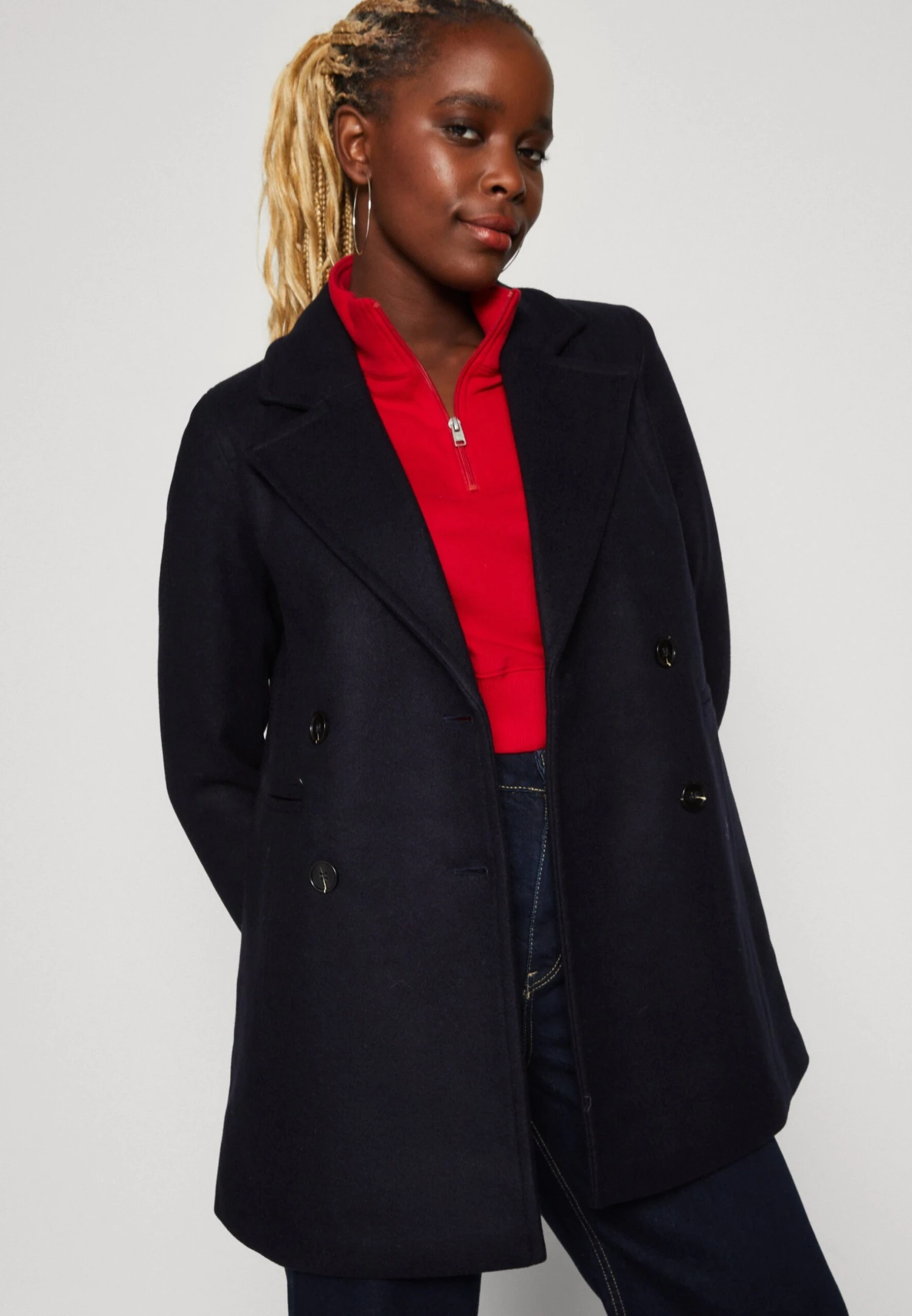 Even&Odd Cappotto CortoDark Blue Donna Cappotti EV421U03D-K11 4 Even&Odd Cappotto CortoDark Blue Donna Cappotti EV421U03D-K11 - immagine 4