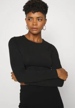 Even&Odd 2 PackMaglietta A Manica LungaWhite/Black Donna T-shirt E Top EV421D1H4-A11 -Fashion b8f7aaa0685c4316b869eeed099a6ff8