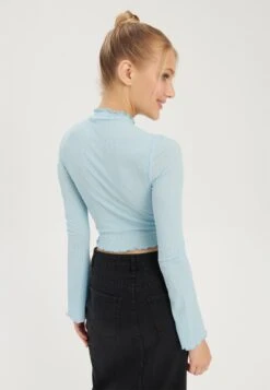 Even&Odd Maglietta A Manica LungaLight Blue Donna T-shirt E Top EV421D270-K11 8 Even&Odd Maglietta A Manica LungaLight Blue Donna T-shirt E Top EV421D270-K11 -Fashion bda3b0cb1dc34381928a6e845a2ff59b