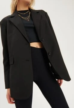 Even&Odd Oversize KurzmantelGiacca LeggeraBlack Donna Giacche E Blazer EV421U03H-Q11 -Fashion be0af5de0df14ac2bae33f1028442f62