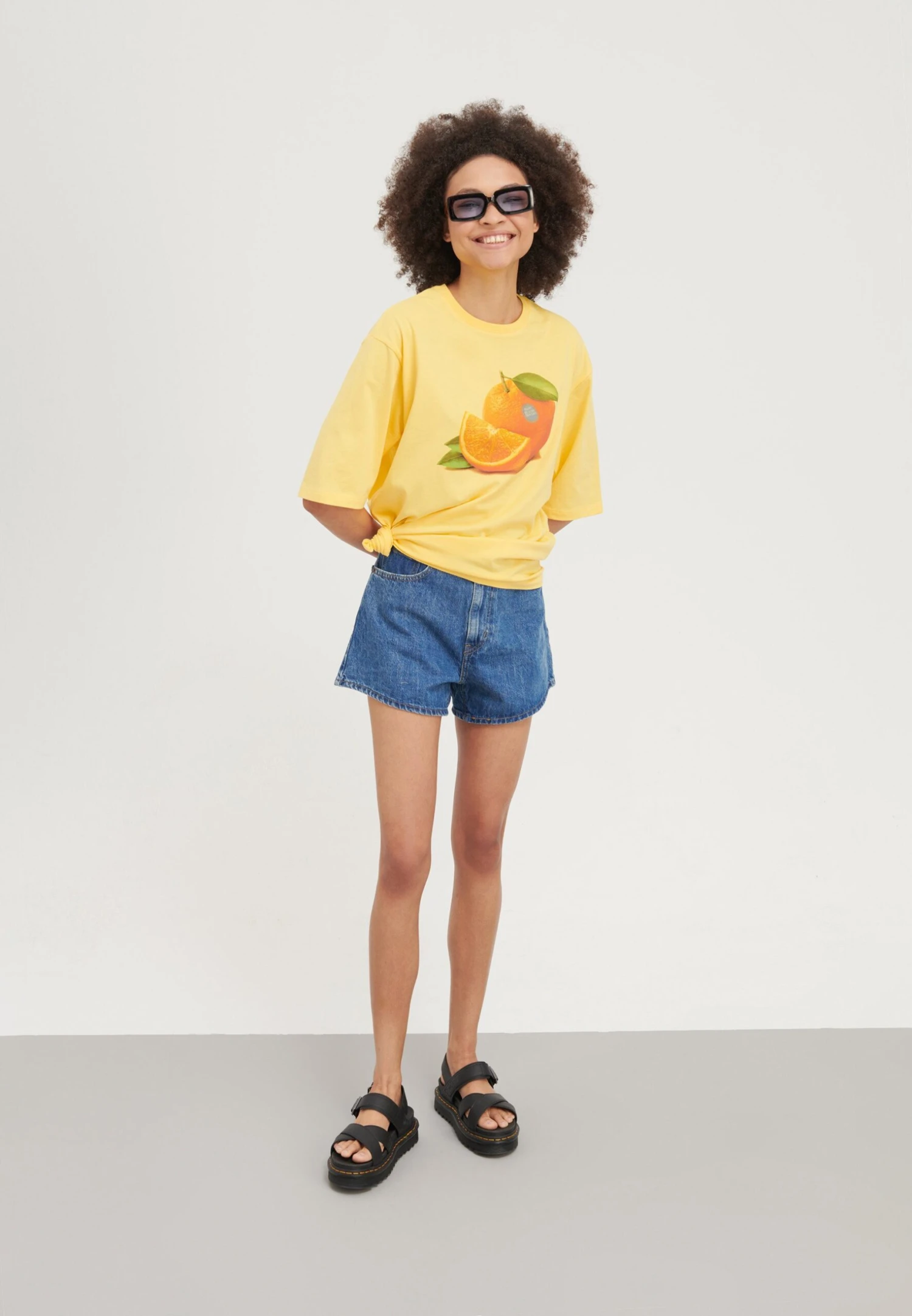 Even&Odd T-Shirt Con StampaYellow Donna T-shirt E Top EV421D25P-E11 2 Even&Odd T-Shirt Con StampaYellow Donna T-shirt E Top EV421D25P-E11 - immagine 2