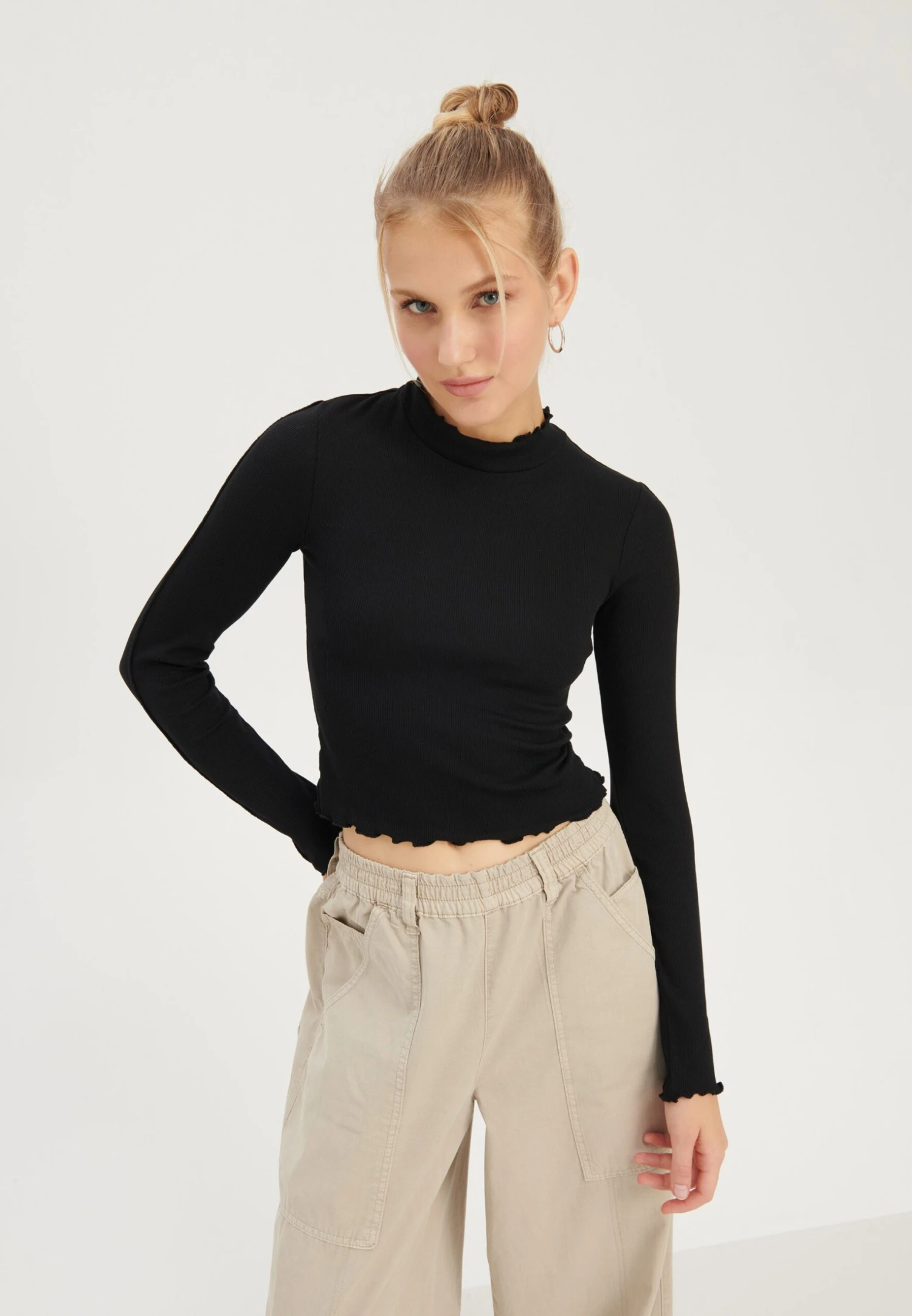 Even&Odd Maglietta A Manica Lunga Black Donna T-shirt E Top EV421D25Y-Q11 1 Even&Odd Maglietta A Manica Lunga Black Donna T-shirt E Top EV421D25Y-Q11