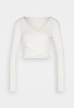 Even&Odd Maglietta A Manica LungaOff-White Donna T-shirt E Top EV421D1KB-A11 -Fashion c8a0ef45588e47a187d4955c54771eea