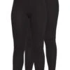 2 Pack- Leggings - Black/Black