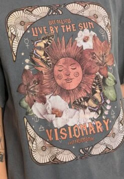 Even&Odd T-Shirt Con Stampa Black Donna T-shirt E Top EV421D1VT-Q11 -Fashion cb4711a37f6c4a09a42832816737125e