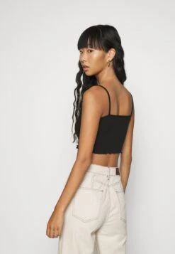 Even&Odd 2 PackTopBlack/Light Grey Donna T-shirt E Top EV421D1IP-Q11 -Fashion cb98fa9a3fc74936aa697f796779925e