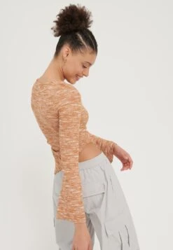 Even&Odd Maglietta A Manica LungaOrange Donna T-shirt E Top EV421D20R-H11 7 Even&Odd Maglietta A Manica LungaOrange Donna T-shirt E Top EV421D20R-H11 -Fashion cd59dbe73b8749d19b4e7af36f4645ed